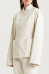 SAMUEL GUI YANG Jacket MWAW22JK06-1 Porridge MWAW22JK06
